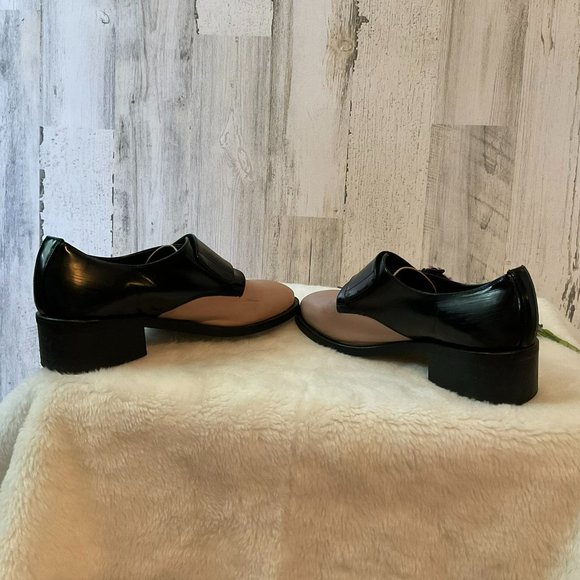 Alex + Alex Women's Size 9.5 EU Size 40 Loafers Pink & Black Shoes Flats Buckle - Picture 5 of 13